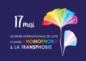 Affiche journée internationale de lutte contre l'homophobie et la transphobie du 17 mai